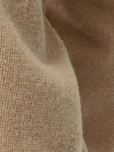 Merino U Neck Jumper | Camel