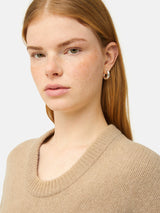 Merino U Neck Jumper | Camel