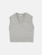 Alpaca Blend U Neck Tank | Grey