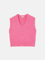 Alpaca Blend U Neck Tank | Pink