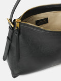 Trafalgar Leather Shoulder Bag | Black