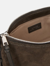 Trafalgar Suede Shoulder Bag | Khaki