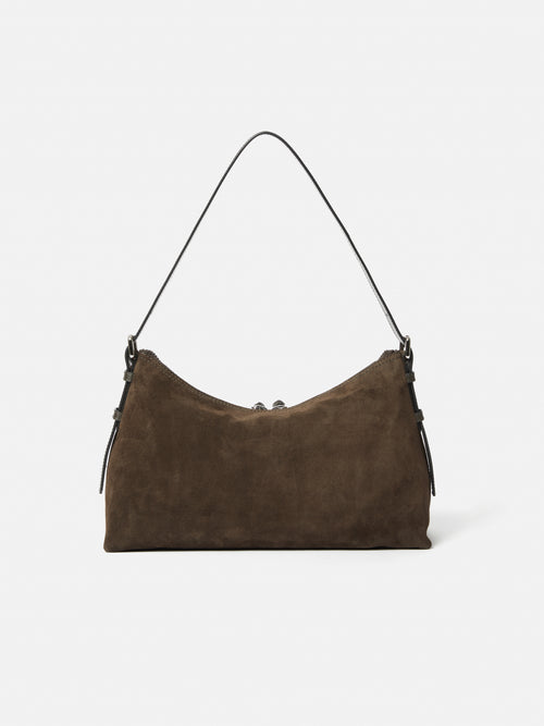 Trafalgar Leather Shoulder Bag | Khaki