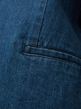 Denim Tailored Jacket | Indigo