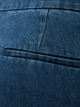 Denim Tailored Trouser | Indigo
