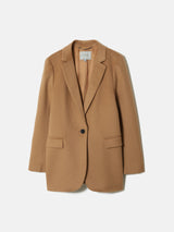 Wool Langford Tailored Coat | Camel