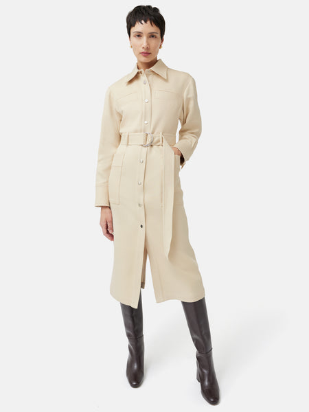 Wool Utility Dress