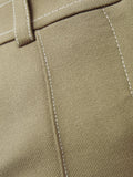 Seamed Detail A Line Skirt | Khaki