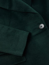 Wool Maxi City Coat | Green