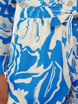 Strokes Floral Pyjama | Blue