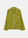 Floral Outline Pyjama | Green