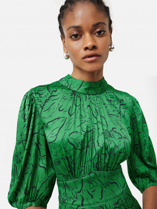 Isabel Floral Dress | Green