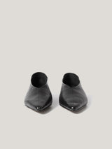 Linnie Flat Pointed Ballerina | Black