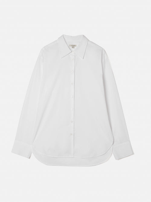 Cotton Fitted Shirt | White
