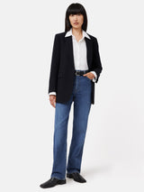 Wool Langford Blazer | Navy