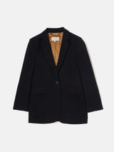 Wool Langford Blazer | Navy
