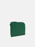 Sophia Pebble Leather Pouch | Green