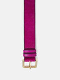 Calf Hair Belt | Pink