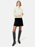 Velvet Mini Skirt | Black