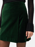 Velvet Mini Skirt | Green