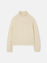 Merino Fishermans Rib Jumper | Cream