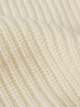 Merino Fishermans Rib Jumper | Cream