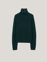 Fishermans Rib Jumper | Green