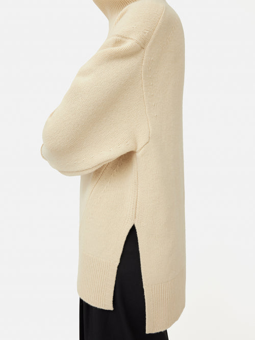Merino Wool Oversized Jumper | Cream
