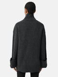 Merino Wool Oversized Jumper | Charcoal