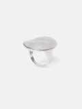 Hammered Disc Ring | Silver