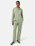Block Leaf Pyjama | Green