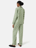 Block Leaf Pyjama | Green