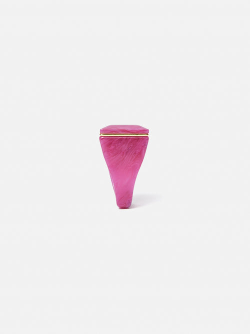 Square Resin Ring | Pink