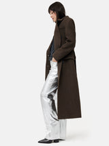 Leather Regent Jean | Silver