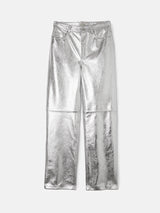 Leather Regent Jean | Silver