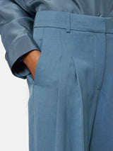 Kemp Italian Linen Trouser | Blue