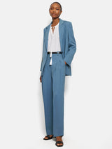 Kemp Italian Linen Trouser | Blue