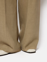 Kemp Italian Linen Trouser | Sand