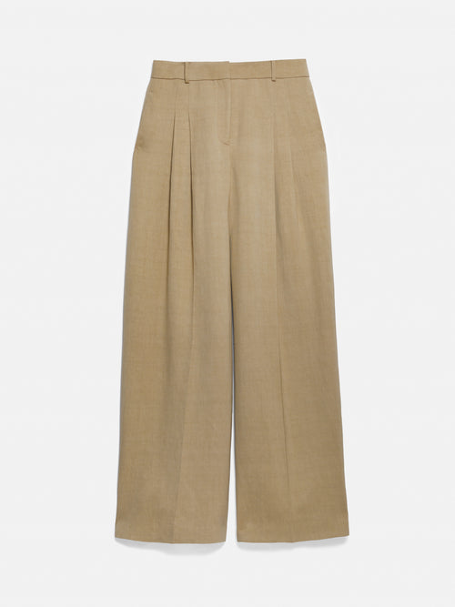Kemp Italian Linen Trouser | Sand