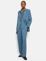 Italian Linen Gibson Blazer | Blue