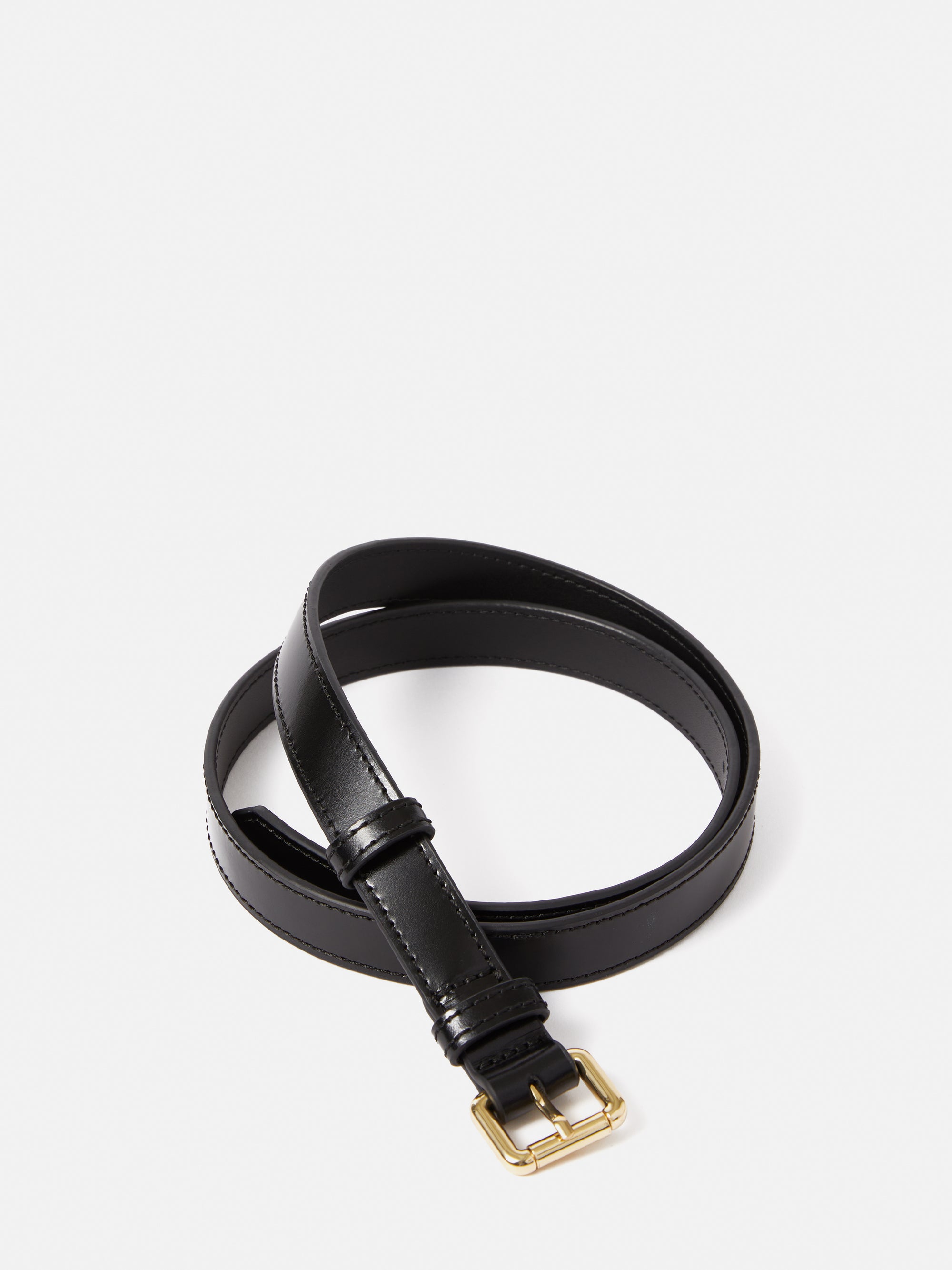 Classic Leather Skinny Belt main image 1