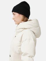 Wool Cashmere Blend Beanie | Black