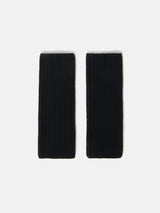 Wool Cashmere Mittens | Black