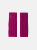 Wool Cashmere Mittens | Raspberry