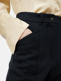 Wool Blend Cargo Trouser | Navy