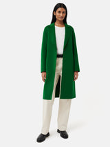 Double Face Wool Coat | Green