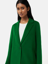 Double Face Wool Coat | Green