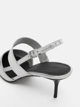 Russo Kitten Heel | Silver