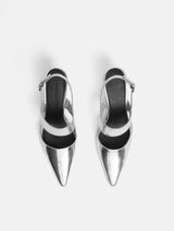 Russo Kitten Heel | Silver