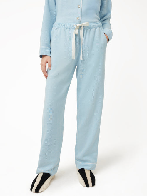 Herringbone Pyjamas | Blue
